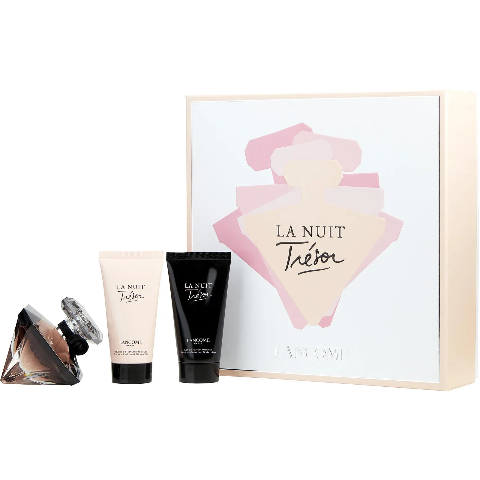 Tresor La Nuit Eau De Parfum 50 ml & Body Lotion 50 ml & Shower Gel 50 ml