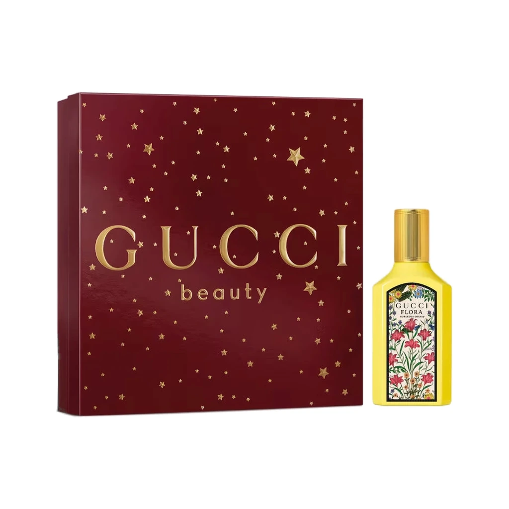 Gucci Flora Gorgeous Orchid Set Eau De Parfum Spray 50 ml & Eau De Parfum Spray 10 ml Mini